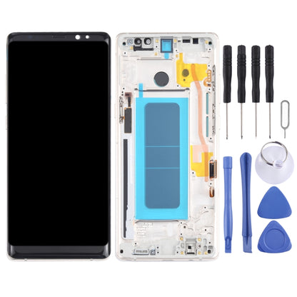 หน้าจอ OLED วัสดุ LCD และชุดประกอบDigitizerพร้อมกรอบสำหรับSamsung Galaxy Note 8 SM-N950, For Samsung Galaxy Note 8(OLED), For Samsung Galaxy Note 8(OLED Material)