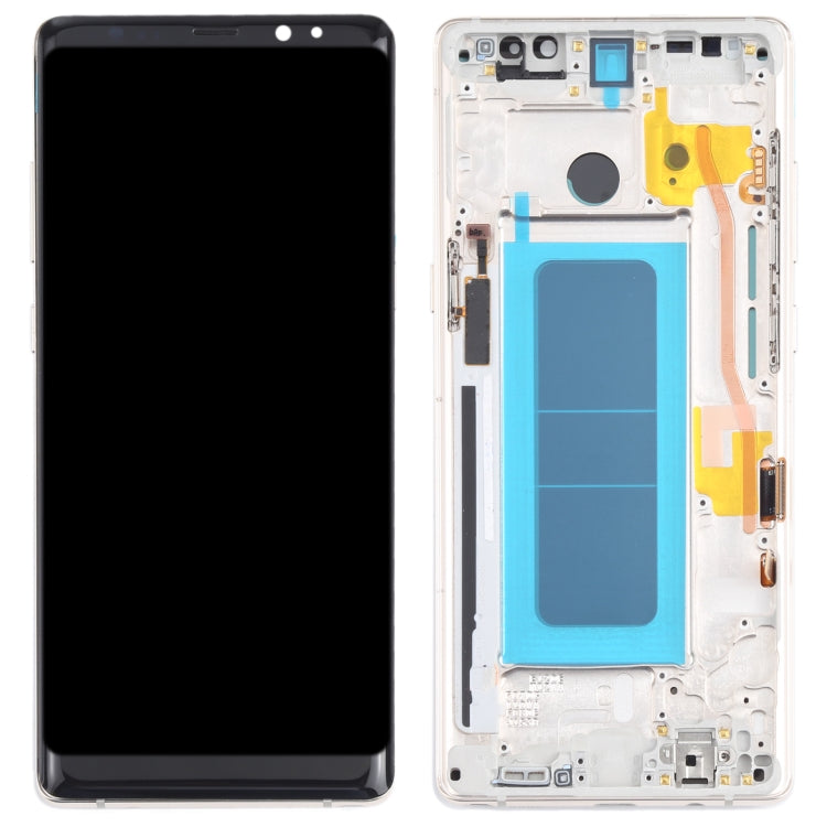 หน้าจอ OLED วัสดุ LCD และชุดประกอบDigitizerพร้อมกรอบสำหรับSamsung Galaxy Note 8 SM-N950, For Samsung Galaxy Note 8(OLED), For Samsung Galaxy Note 8(OLED Material)