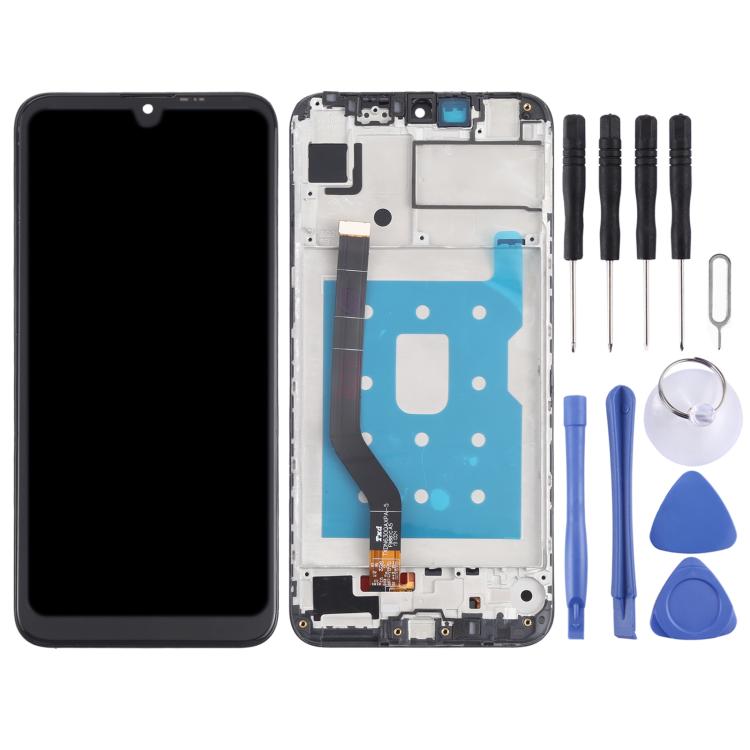 หน้าจอแอลซีดีและชุดประกอบDigitizerพร้อมกรอบสำหรับHuawei Y7 (2019) (รุ่นต่ำ), For Huawei Y7 (2019)(Low Version)
