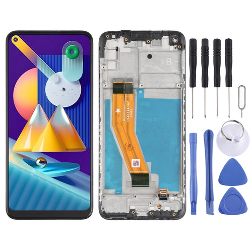 หน้าจอ LCD และชุดประกอบ Digitizer พร้อมกรอบสำหรับ Samsung Galaxy M11 (US), For Samsung Galaxy M11 (US)