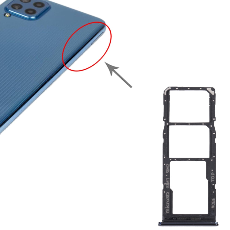 สำหรับ Samsung Galaxy M32 5G SM-M326B ถาดซิมการ์ดเดิม + ถาดซิมการ์ด + ถาดการ์ด Micro SD, For Samsung Galaxy M32 5G(Original)