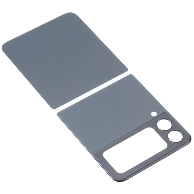 สำหรับ Samsung Galaxy Z Flip3 5G SM-F711B ฝาหลังแบตเตอรี่แก้ว, For Samsung Galaxy Z Flip3 5G