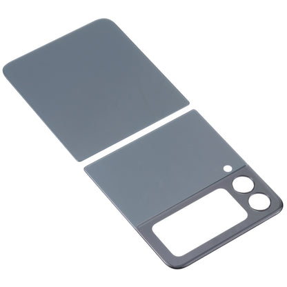 สำหรับ Samsung Galaxy Z Flip3 5G SM-F711B ฝาหลังแบตเตอรี่แก้ว, For Samsung Galaxy Z Flip3 5G
