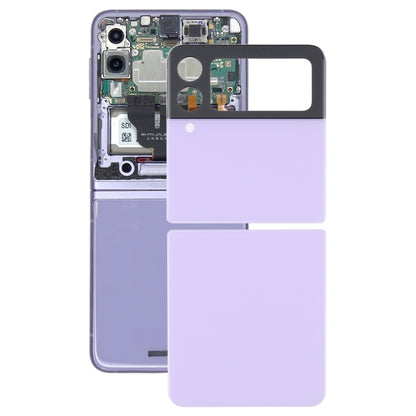สำหรับ Samsung Galaxy Z Flip3 5G SM-F711B ฝาหลังแบตเตอรี่แก้ว, For Samsung Galaxy Z Flip3 5G