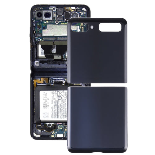 สำหรับ Samsung Galaxy Z Flip 4G SM-F700 ฝาหลังแบตเตอรี่แก้ว, For Samsung Galaxy Z Flip 4G