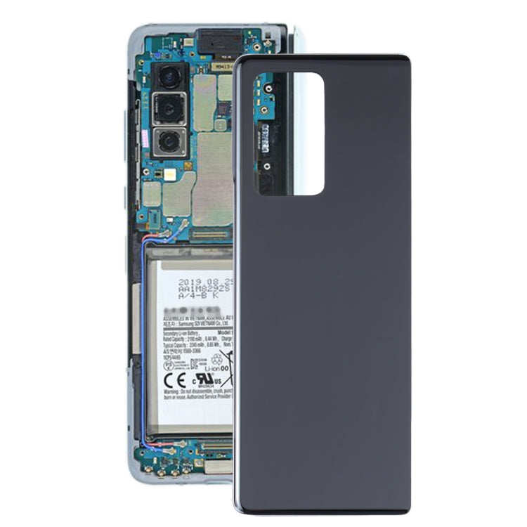 สำหรับ Samsung Galaxy Z Fold2 5G SM-F916B ฝาหลังแบตเตอรี่แก้ว, For Samsung Galaxy Z Fold2 5G