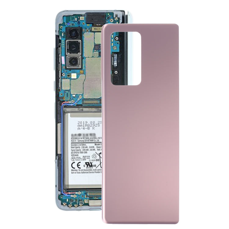 สำหรับ Samsung Galaxy Z Fold2 5G SM-F916B ฝาหลังแบตเตอรี่แก้ว, For Samsung Galaxy Z Fold2 5G