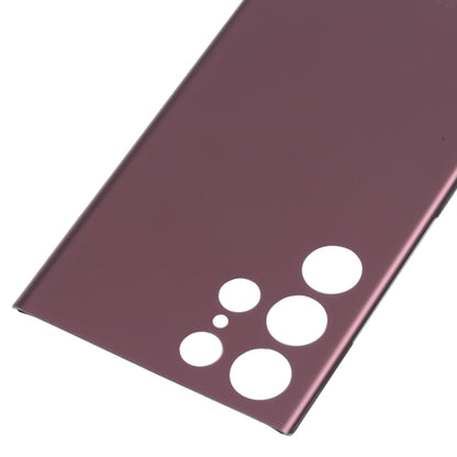 สำหรับฝาหลังแบตเตอรี่ Samsung Galaxy S22 Ultra, For Samsung Galaxy S22 Ultra(Dark Red), For Samsung Galaxy S22 Ultra
