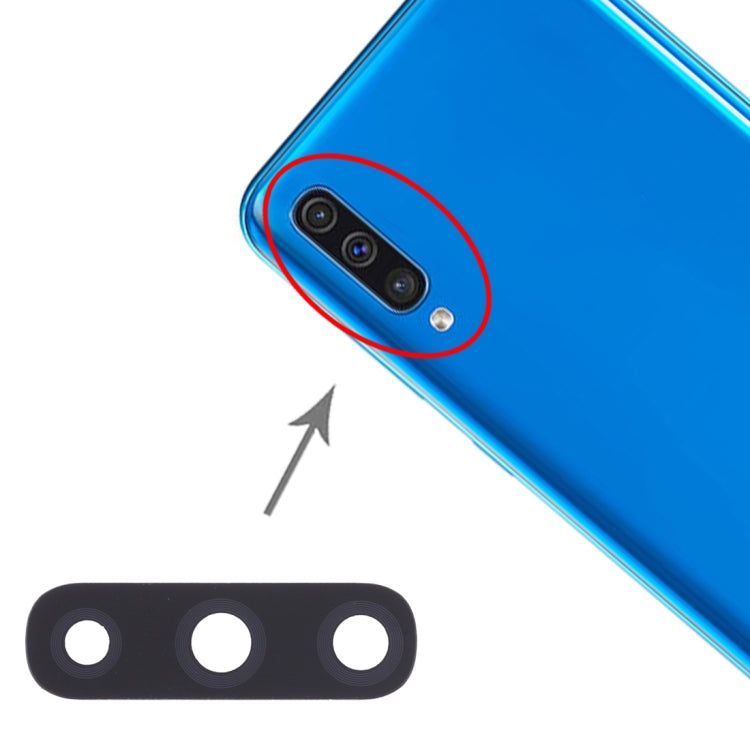 สำหรับ Galaxy A50 10 ชิ้นเลนส์กล้องด้านหลัง, For Galaxy A50