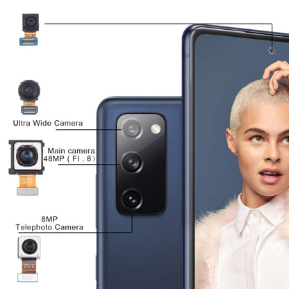 สำหรับ Samsung Galaxy S20 FE 5G SM-G781 ชุดกล้องดั้งเดิม (เทเลโฟโต้ + ไวด์ + กล้องหลัก + กล้องหน้า), For Samsung Galaxy S20 FE 5G (Original)