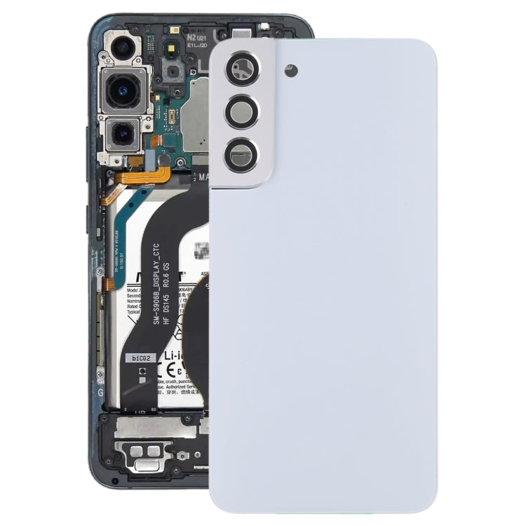 สำหรับ Samsung Galaxy S22 + 5G SM-S906B ฝาหลังแบตเตอรี่พร้อมฝาครอบเลนส์กล้อง, For Samsung Galaxy S22+ 5G