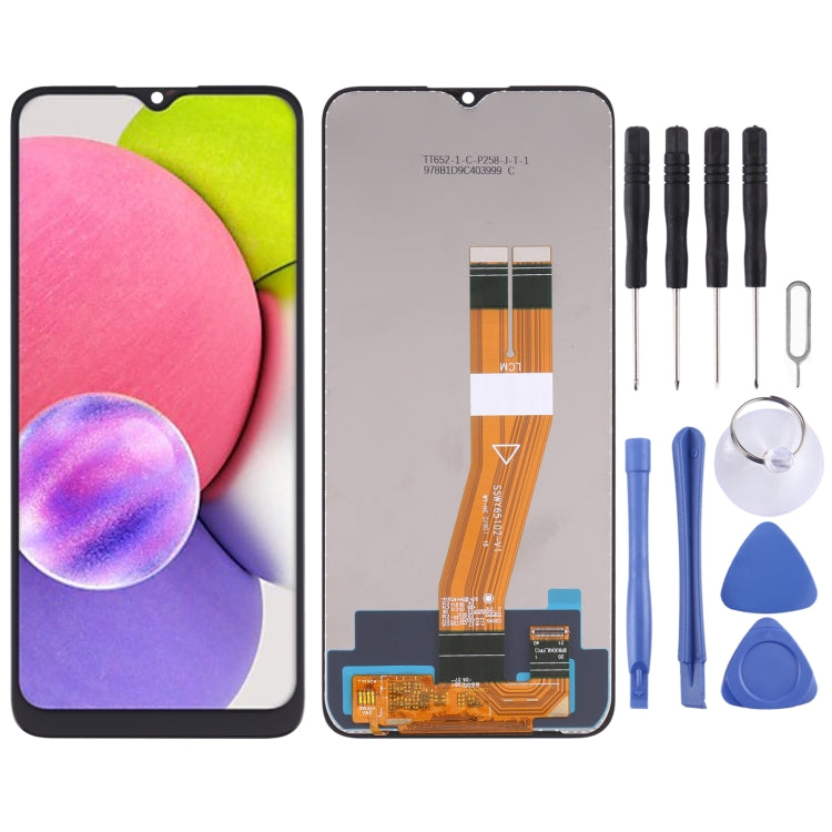 หน้าจอแอลซีดีและชุดประกอบDigitizerสำหรับSamsung Galaxy A03S, For Samsung Galaxy A03S SM-A037F