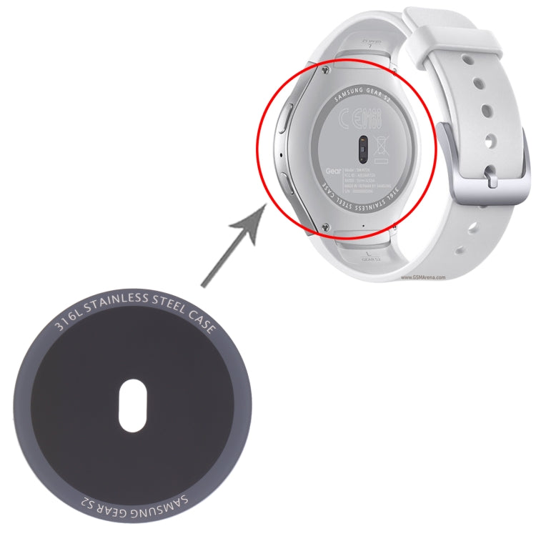 เลนส์กระจกด้านหลังสำหรับ Samsung Gear S2 SM-R720, SM-R720