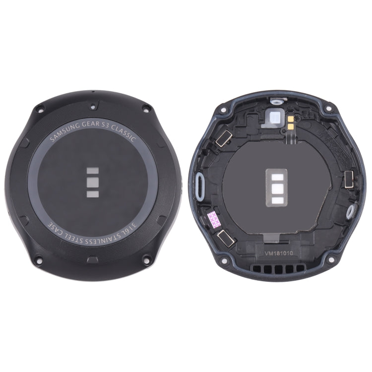 ฝาครอบด้านหลังพร้อมเลนส์แก้วสำหรับ Samsung Gear S3 Classic SM-R770, SM-R770 (Black)