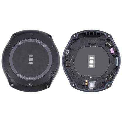 ฝาครอบด้านหลังพร้อมเลนส์แก้วสำหรับ Samsung Gear S3 Frontier SM-R760, SM-R760 (Black)