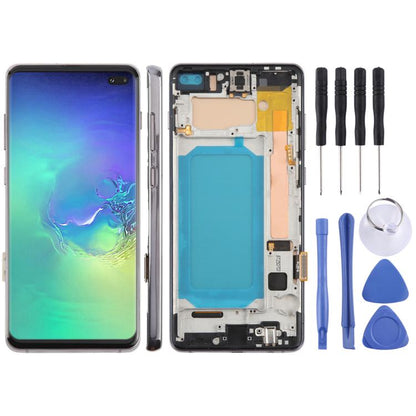 หน้าจอTFT LCDสำหรับSamsung Galaxy S10 + SM-G975 Digitizer Full Assemblyพร้อมกรอบ,ไม่สนับสนุนลายนิ้วมือ, For Samsung Galaxy S10+ SM-G975F 6.38 inch(Not Fingerprint), For Samsung Galaxy S10+ (TFT)