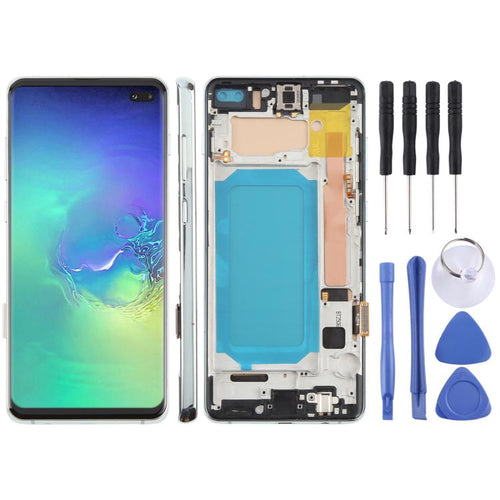 หน้าจอTFT LCDสำหรับSamsung Galaxy S10 + SM-G975 Digitizer Full Assemblyพร้อมกรอบ,ไม่สนับสนุนลายนิ้วมือ, For Samsung Galaxy S10+ SM-G975F 6.38 inch(Not Fingerprint), For Samsung Galaxy S10+ (TFT)
