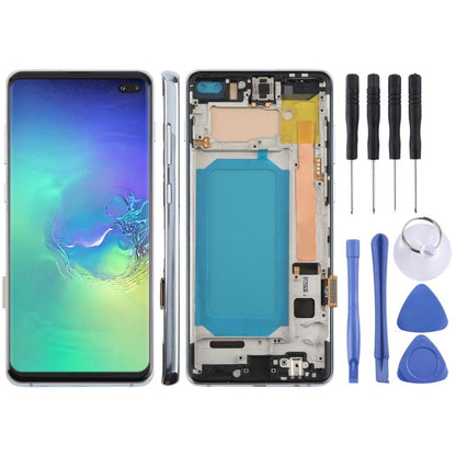 หน้าจอTFT LCDสำหรับSamsung Galaxy S10 + SM-G975 Digitizer Full Assemblyพร้อมกรอบ,ไม่สนับสนุนลายนิ้วมือ, For Samsung Galaxy S10+ SM-G975F 6.38 inch(Not Fingerprint), For Samsung Galaxy S10+ (TFT)