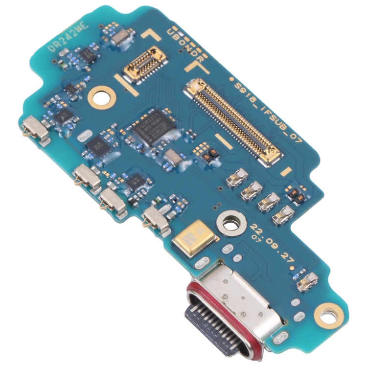 สำหรับ Samsung Galaxy S23 Ultra 5G SM-S918U US Edition พอร์ตชาร์จต้นฉบับ BOARD, For Samsung Galaxy S23 Ultra 5G