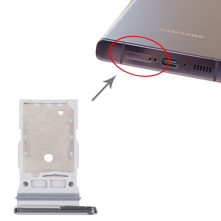 สำหรับ Samsung Galaxy S23 Ultra SM-S918B ถาดซิมการ์ดเดิม + ถาดซิมการ์ด, For Samsung Galaxy S23 Ultra