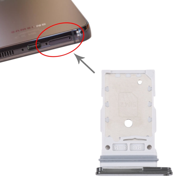 สำหรับ Samsung Galaxy S23 / S23 + SM-S961B/S911B ถาดซิมการ์ดเดิม + ถาดซิมการ์ด, For Samsung Galaxy S23 / S23+
