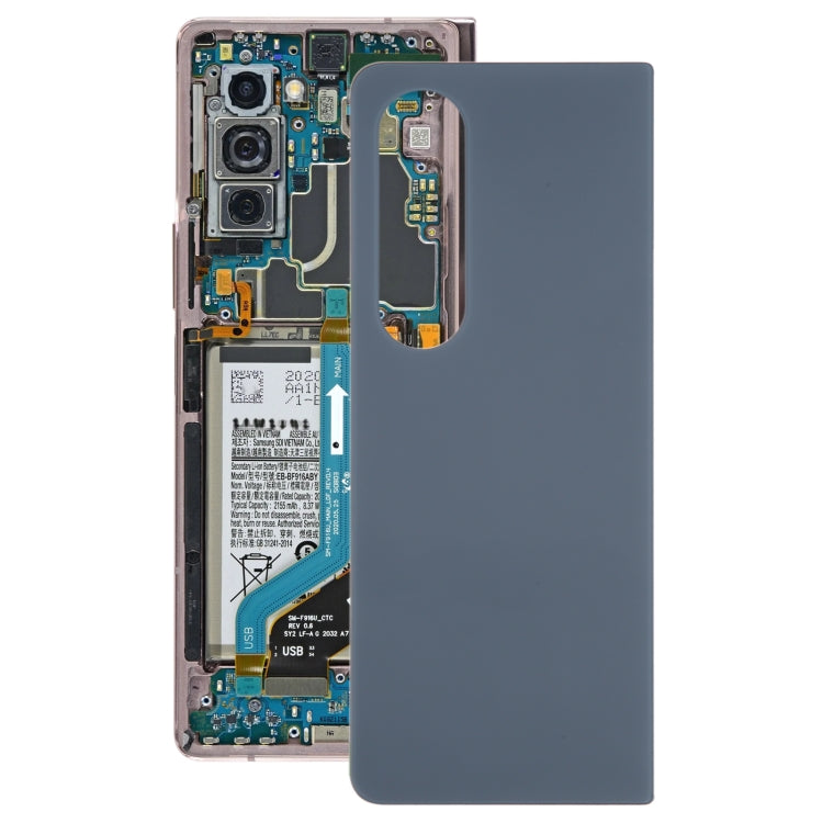 สำหรับ Samsung Galaxy Z Fold4 SM-F936B ฝาหลังแบตเตอรี่พร้อมฝาครอบเลนส์กล้อง, For Samsung Galaxy Z Fold4