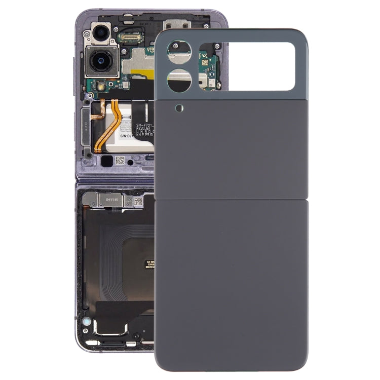 สำหรับ Samsung Galaxy Z Flip4 SM-F721B ฝาหลังแบตเตอรี่พร้อมฝาครอบเลนส์กล้อง, For Samsung Galaxy Z Flip4