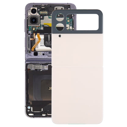 สำหรับ Samsung Galaxy Z Flip4 SM-F721B ฝาหลังแบตเตอรี่พร้อมฝาครอบเลนส์กล้อง, For Samsung Galaxy Z Flip4