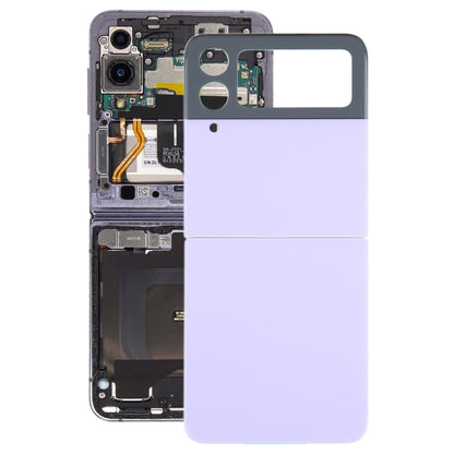สำหรับ Samsung Galaxy Z Flip4 SM-F721B ฝาหลังแบตเตอรี่พร้อมฝาครอบเลนส์กล้อง, For Samsung Galaxy Z Flip4