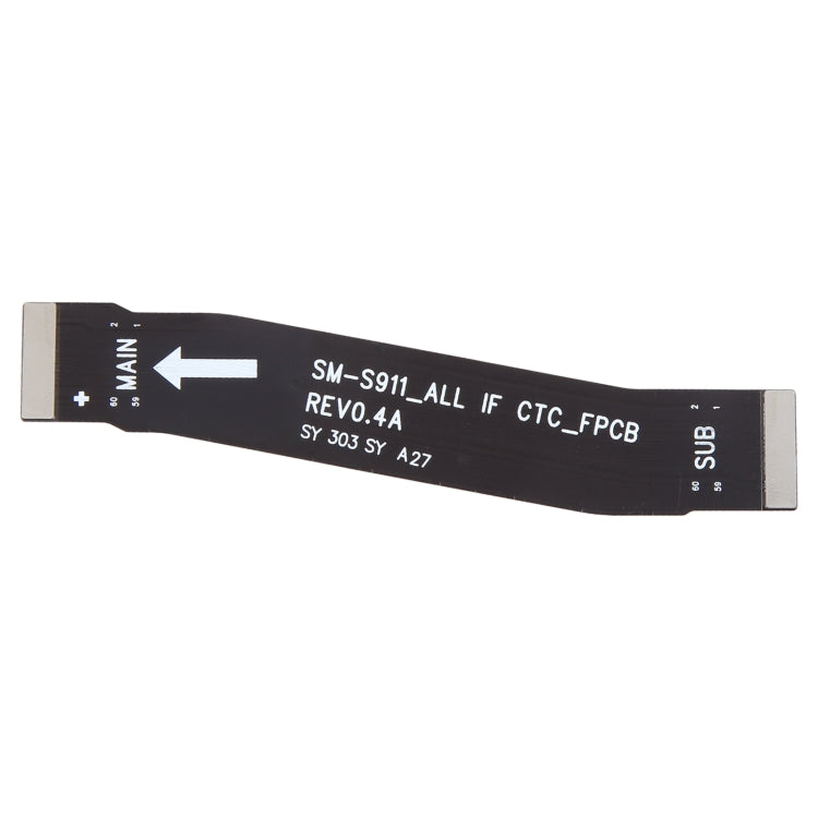 สำหรับ Samsung Galaxy S23 SM-S911B เดิมเมนบอร์ดตัวเชื่อมต่อ Flex Cable, For Samsung Galaxy S23