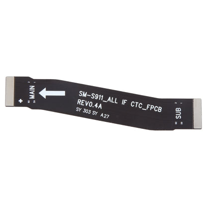 สำหรับ Samsung Galaxy S23 SM-S911B เดิมเมนบอร์ดตัวเชื่อมต่อ Flex Cable, For Samsung Galaxy S23