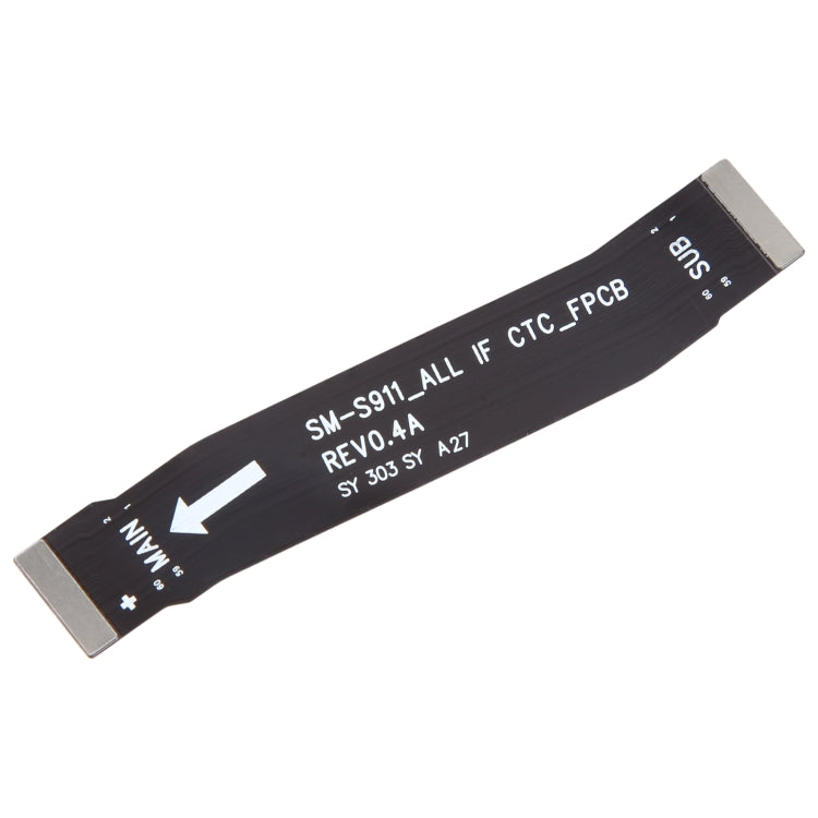 สำหรับ Samsung Galaxy S23 SM-S911B เดิมเมนบอร์ดตัวเชื่อมต่อ Flex Cable, For Samsung Galaxy S23