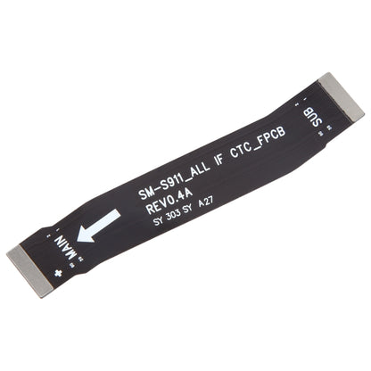 สำหรับ Samsung Galaxy S23 SM-S911B เดิมเมนบอร์ดตัวเชื่อมต่อ Flex Cable, For Samsung Galaxy S23