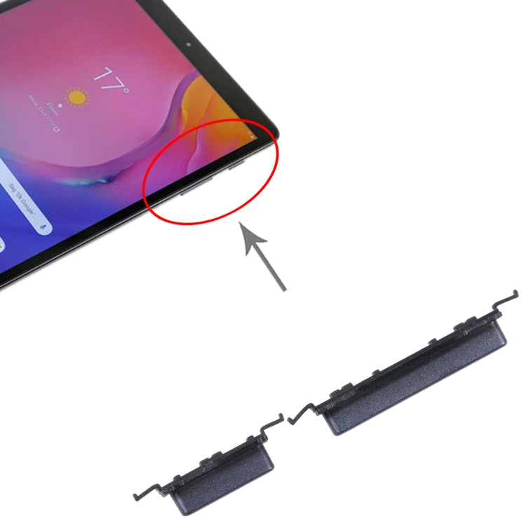 สำหรับ Samsung Galaxy Tab A 10.1 2019 SM-T510 ปุ่มเปิดปิดเดิม + ปุ่มควบคุมปุ่มปรับระดับเสียง, For Samsung Galaxy Tab A 10.1 2019