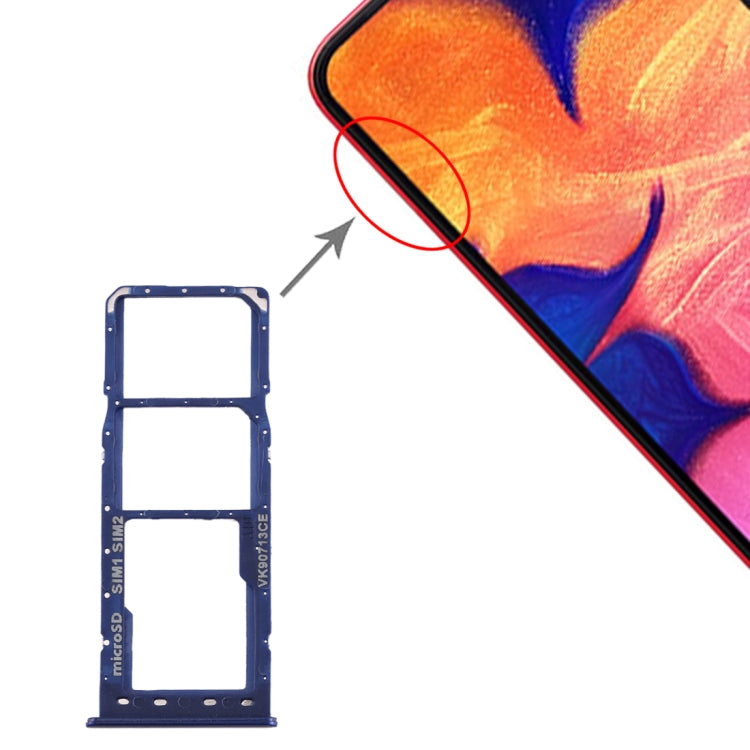 สำหรับ Galaxy A10 ถาดซิมการ์ด + ถาดซิมการ์ด + ถาดการ์ด Micro SD, For Samsung Galaxy A10, For Galaxy A10