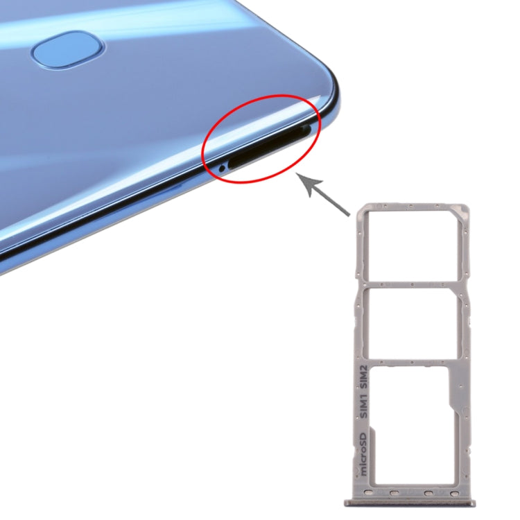 สำหรับ Galaxy A20 A30 A50 ถาดซิมการ์ด + ถาดซิมการ์ด + ถาดการ์ด Micro SD, For Samsung Galaxy A20, For Galaxy A20