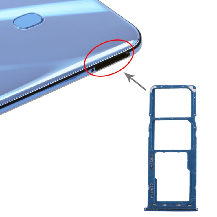 สำหรับ Galaxy A20 A30 A50 ถาดซิมการ์ด + ถาดซิมการ์ด + ถาดการ์ด Micro SD, For Samsung Galaxy A20, For Galaxy A20