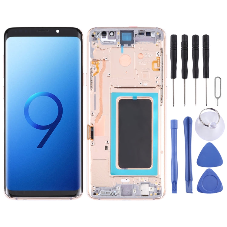 หน้าจอแอลซีดีและชุดประกอบDigitizerพร้อมกรอบสำหรับGalaxy S9 / G960F / DS / G960U / G960W / G9600, For Samsung Galaxy S9, For Galaxy S9 (Frame), For Galaxy S9