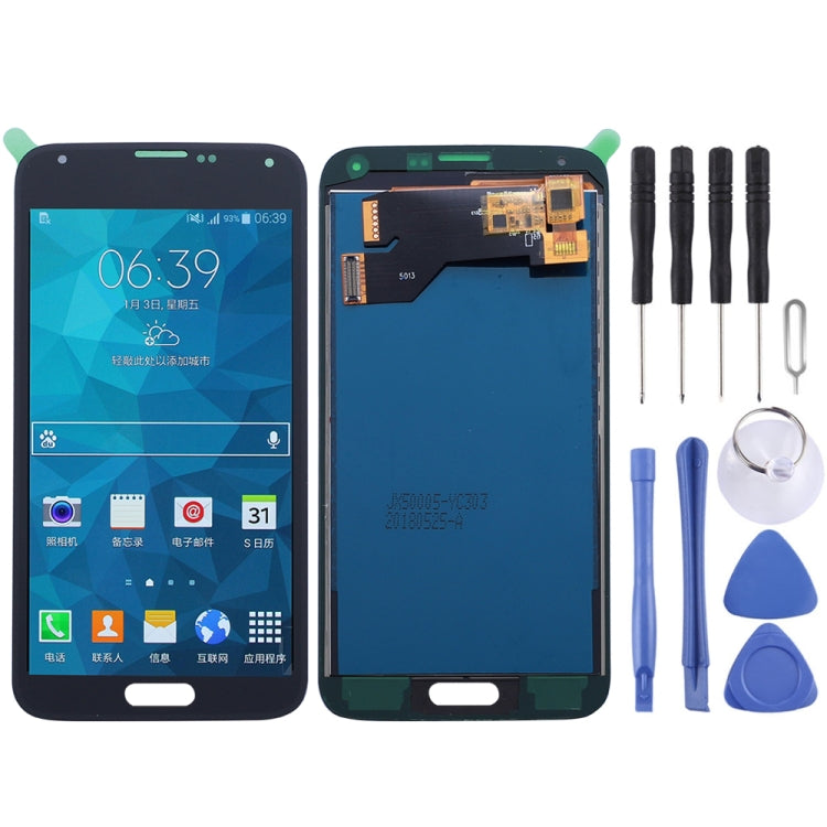 หน้าจอแอลซีดี (TFT) + แผงสัมผัสสำหรับ Galaxy S5 / G900, G900F, G900I, G900M, G900A, G900T, G900W8, G900K, G900L, G900S, For Samsung Galaxy S5 (TFT)