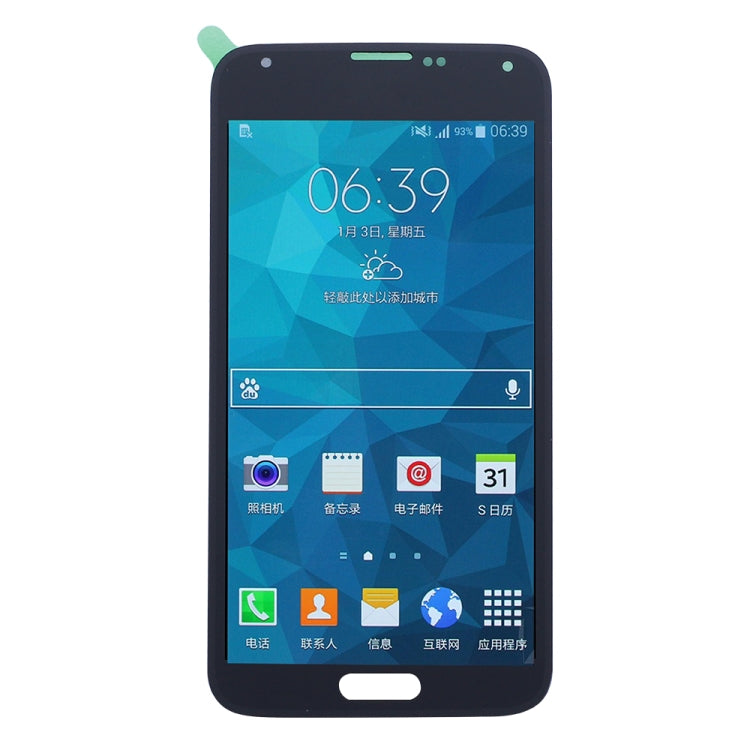 หน้าจอแอลซีดี (TFT) + แผงสัมผัสสำหรับ Galaxy S5 / G900, G900F, G900I, G900M, G900A, G900T, G900W8, G900K, G900L, G900S, For Samsung Galaxy S5 (TFT)