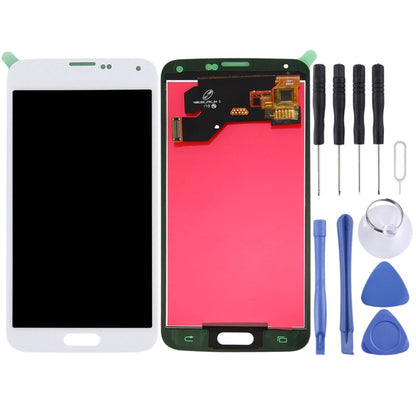 หน้าจอแอลซีดี (TFT) + แผงสัมผัสสำหรับ Galaxy S5 / G900, G900F, G900I, G900M, G900A, G900T, G900W8, G900K, G900L, G900S, For Samsung Galaxy S5 (TFT)