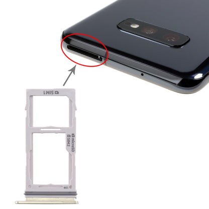 สำหรับ Galaxy S10 + / S10 / S10e ถาดซิมการ์ด + ถาดซิมการ์ด / ถาดการ์ด Micro SD, For Samsung Galaxy S10+(Double), For Galaxy S10+(Double  SIM), For Samsung Galaxy S10+(Dual), For Galaxy S10+(Double SIM), For Galaxy S10+(2 SIM)