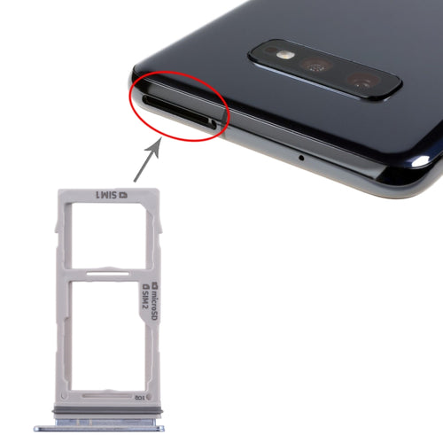 สำหรับ Galaxy S10 + / S10 / S10e ถาดซิมการ์ด + ถาดซิมการ์ด / ถาดการ์ด Micro SD, For Samsung Galaxy S10+(Double), For Galaxy S10+(Double  SIM), For Samsung Galaxy S10+(Dual), For Galaxy S10+(Double SIM), For Galaxy S10+(2 SIM)