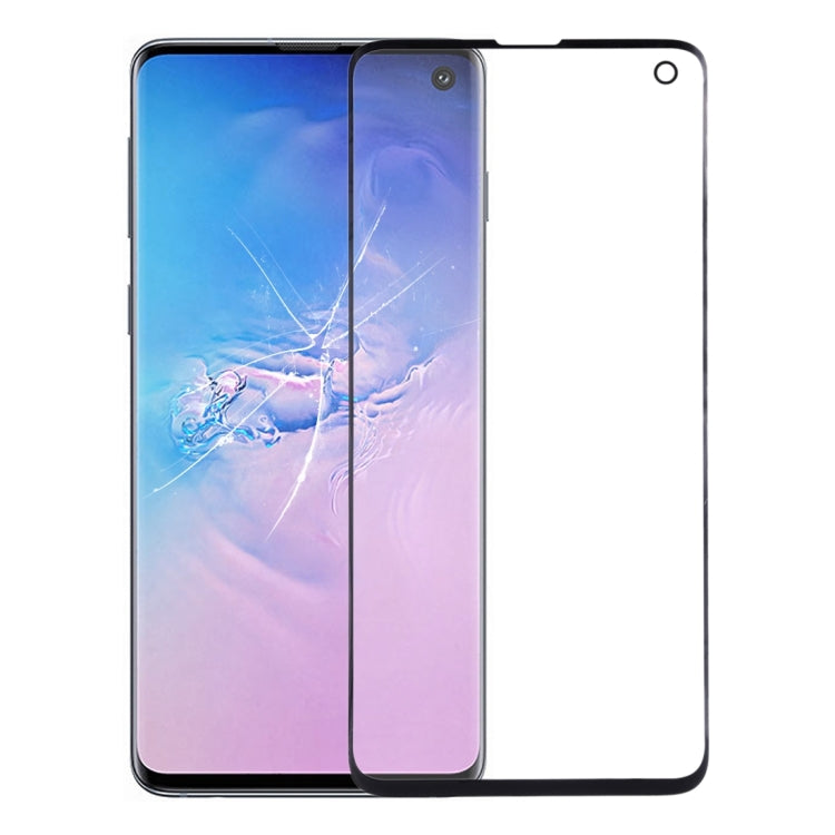 สำหรับ Samsung Galaxy S10 หน้าจอด้านหน้าเลนส์กระจกด้านนอกพร้อมกาวใส OCA, For Samsung Galaxy S10