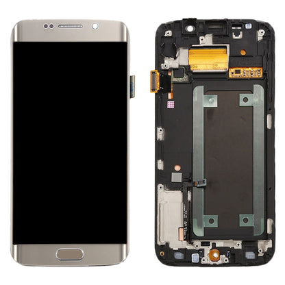หน้าจอ LCD ต้นฉบับและชุดประกอบ Digitizer พร้อมกรอบสำหรับ Samsung Galaxy S6 Edge SM-G925F, For Samsung Galaxy S6 Edge