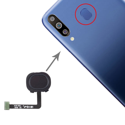 สำหรับสายดิ้นเซ็นเซอร์ลายนิ้วมือ Galaxy M30, For Samsung Galaxy M30