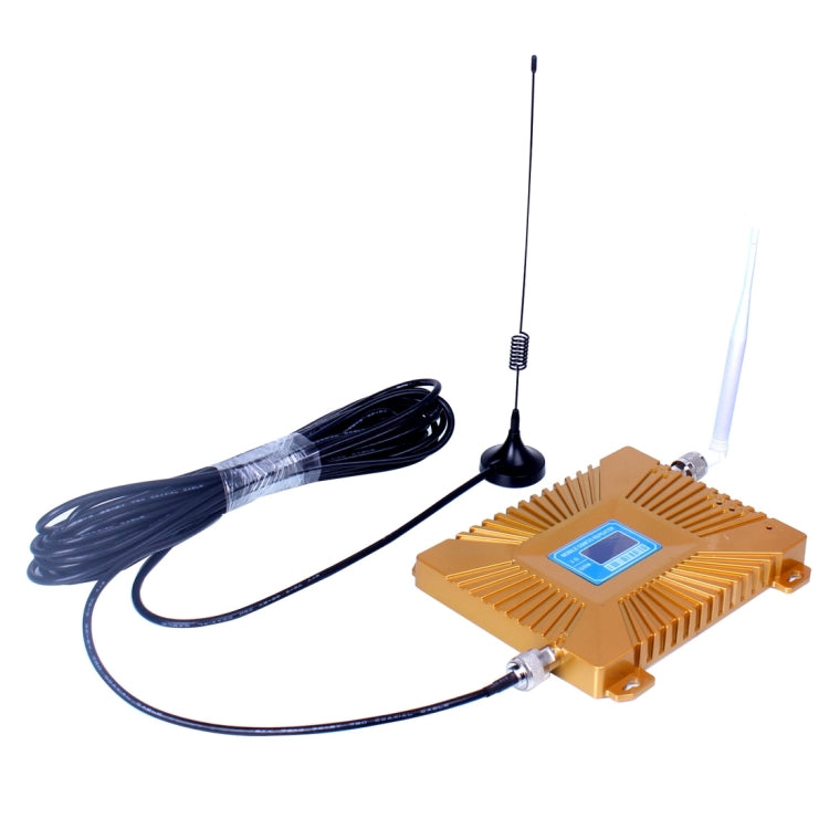 GSM900 / WCDMA2100 โทรศัพท์มือถือขนาดเล็กเครื่องทวนสัญญาณ LCD พร้อมเสาอากาศแบบดูด, LCD Repeater
