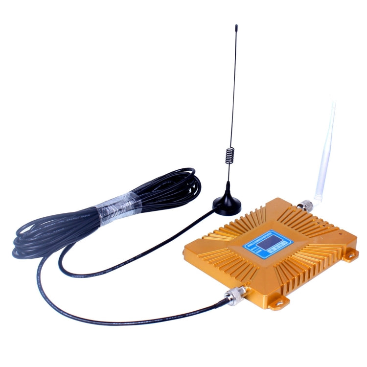 GSM900 / DCS1800MHz โทรศัพท์มือถือขนาดเล็ก LCD เครื่องทวนสัญญาณพร้อมเสาอากาศแบบดูด, GSM900 / DCS1800MHz