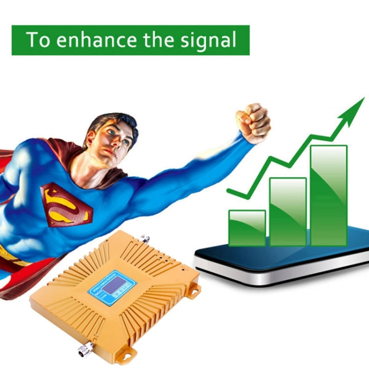 GSM900 / DCS1800MHz โทรศัพท์มือถือขนาดเล็ก LCD เครื่องทวนสัญญาณพร้อมเสาอากาศแบบดูด, GSM900 / DCS1800MHz