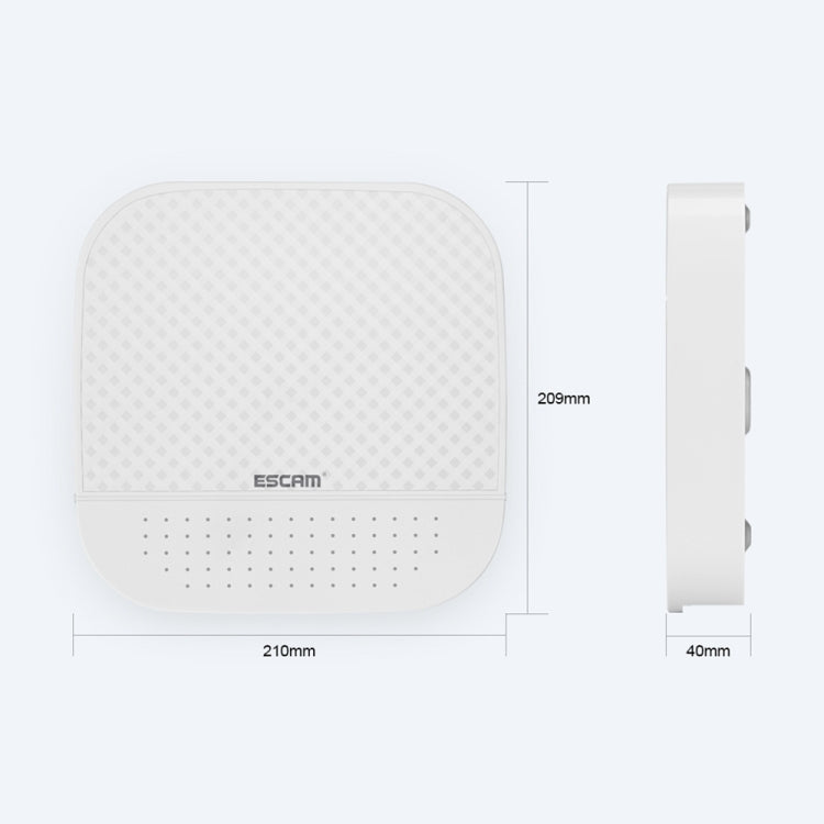 ESCAM PVR204 1080P 4CH+2CH ONVIF NVR เครื่องบันทึกวิดีโอดิจิตอลพร้อม 2CH Cloud Channel สำหรับระบบกล้อง IP, PVR204